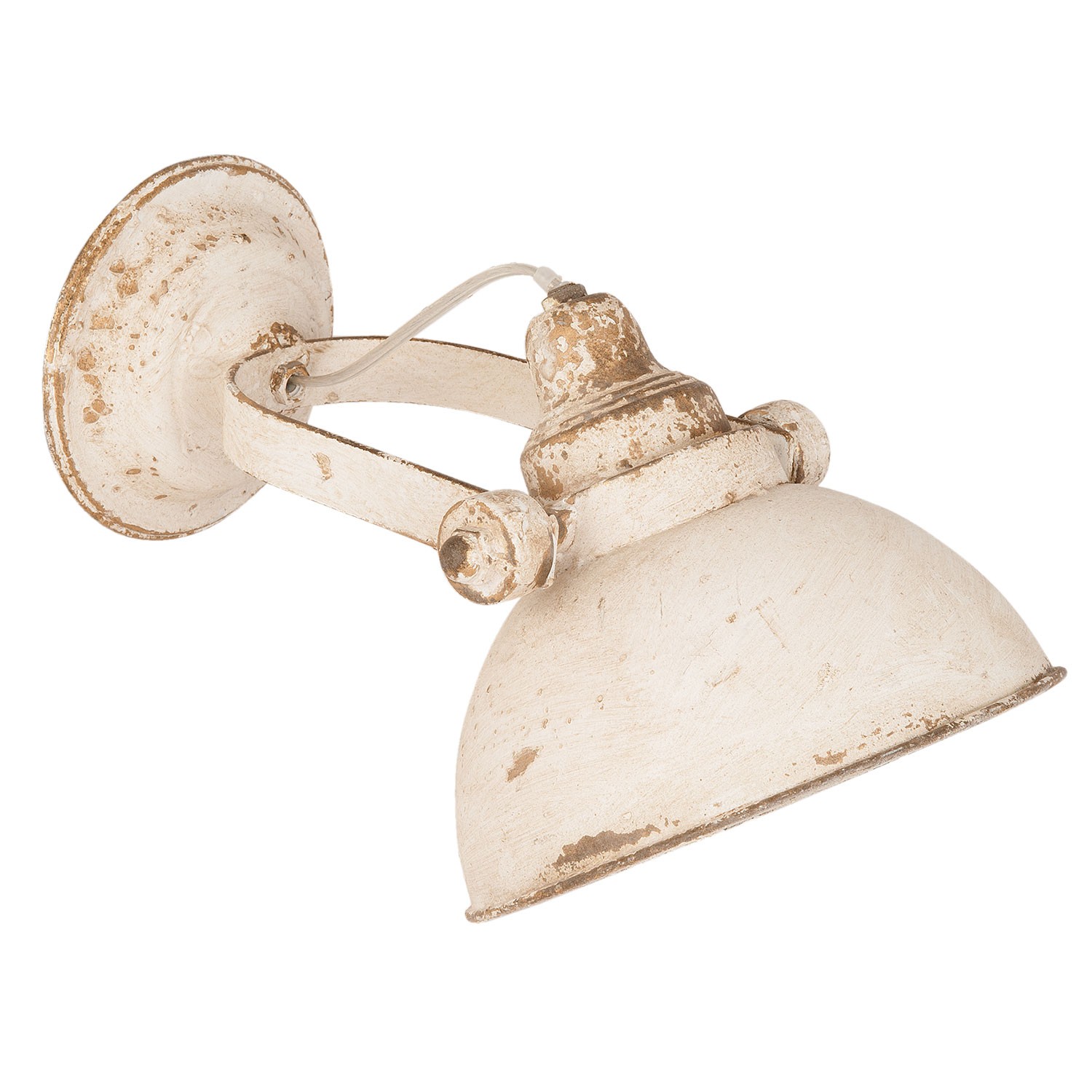 Nástěnná bílá retro lampa - 21*30*19 cm E14/25W