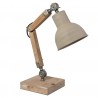 Dřevěná stolní lampa Elayne – 15*15*47 cm E27/max 1*60W

Barva: Hnědá / Béžová
Hmotnost: 1,03 kg
Materiál: Dřevo / Kov
