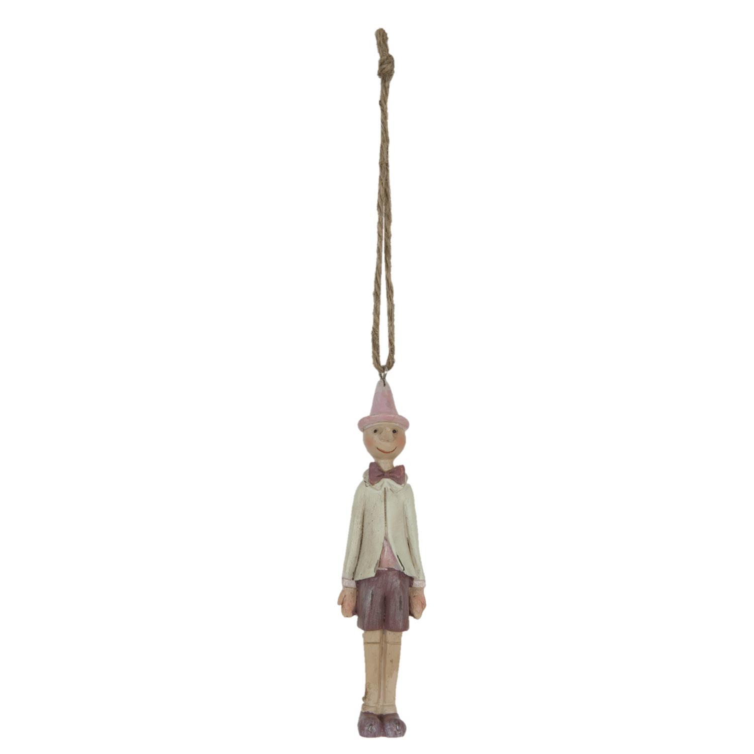 Závěsná dekorativní ozdoba Pinocchio - 3*3*11 cm Clayre & Eef