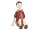 Dekorativní soška sedícího Pinocchio - 15*11*14 cm
