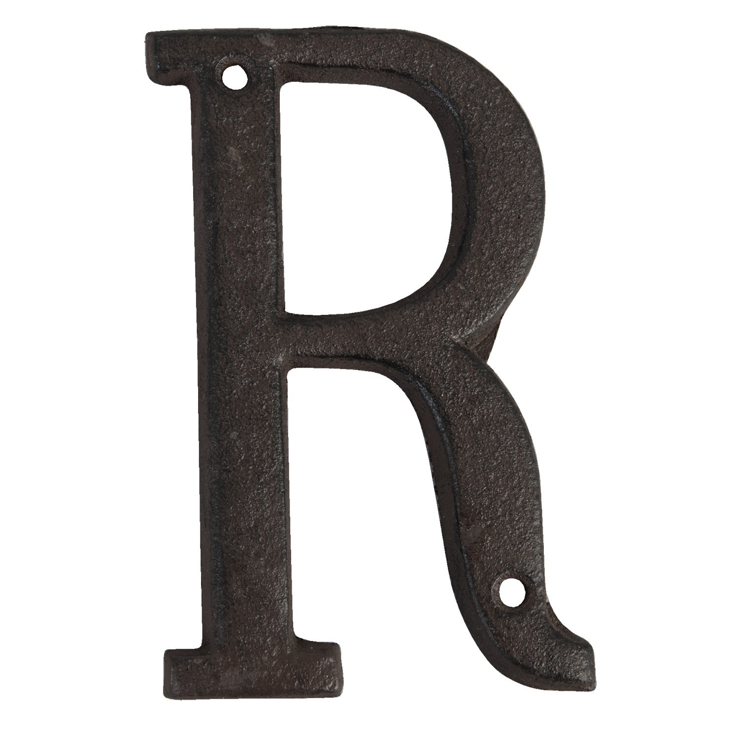 Nástěnné kovové písmeno R - 13 cm Clayre & Eef