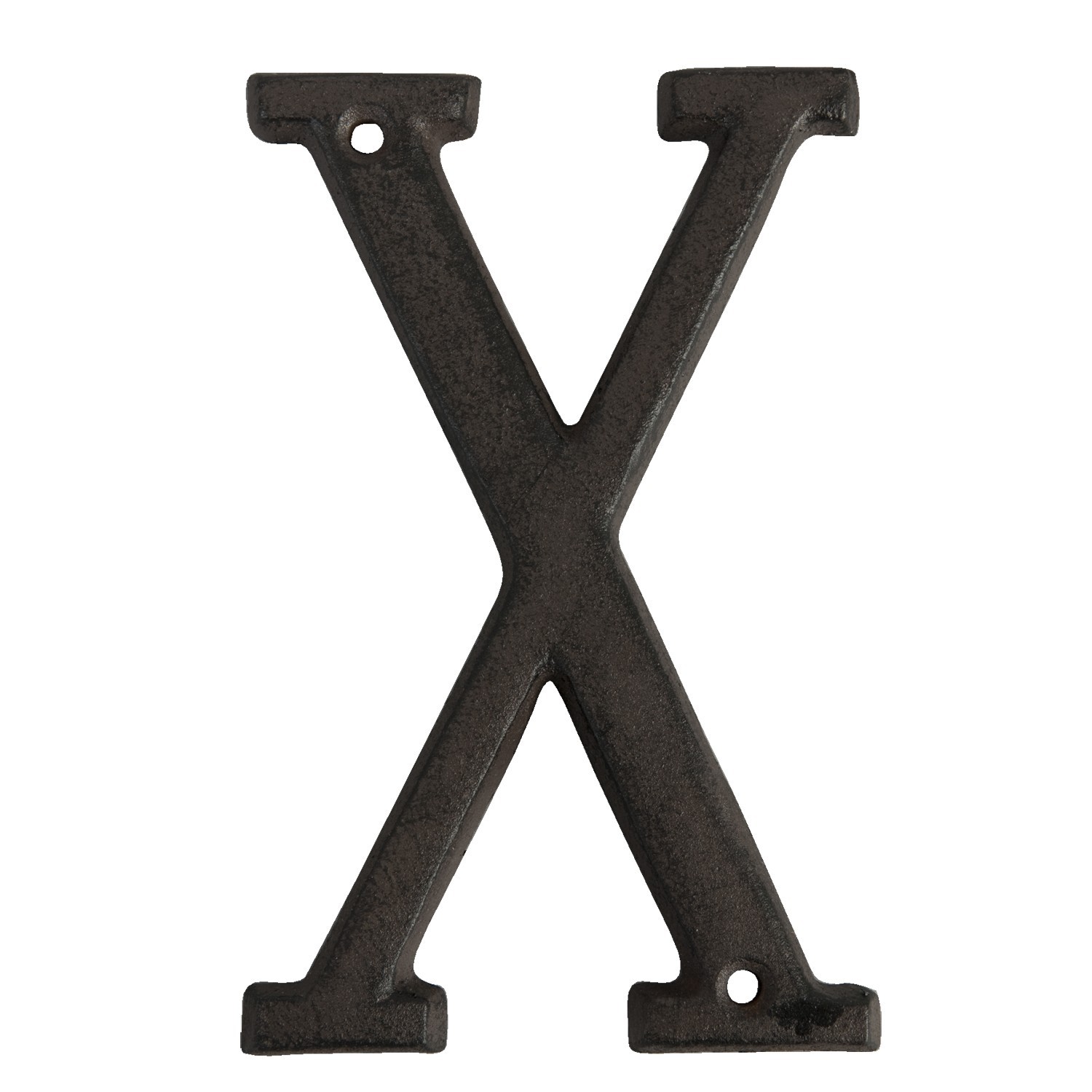Nástěnné kovové písmeno X - 13 cm Clayre & Eef
