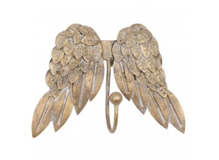 Nástěnný háček s andělskými křídly - 19*6*14 cm