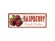 Barevná kovová cedule RASPBERRY FRESH FRUITS.