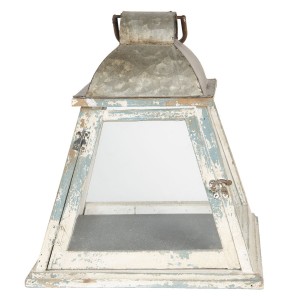 Dřevěná lucerna s patinou Cosette - 33*33*37 cm