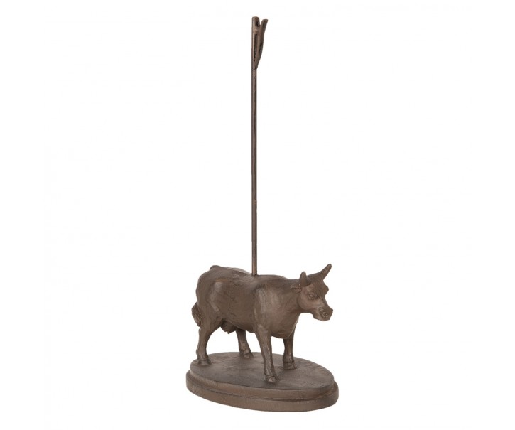 Kovový držák na jmenovku s kravičkou - 9*12*29 cm
