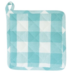 Zelená károvaná chňapka-podložka Classic Farmers - 20*20 cm