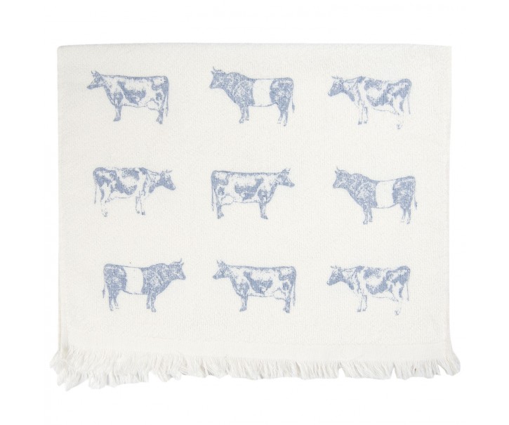Kuchyňský froté ručník Lait De Vache - 40*60 cm Clayre & Eef