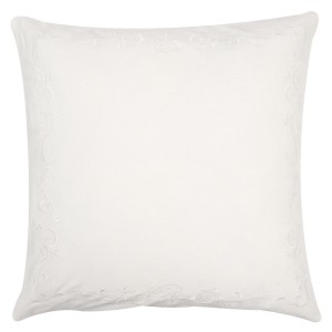Bílý povlak na polštář French Flower white - 50*50 cm