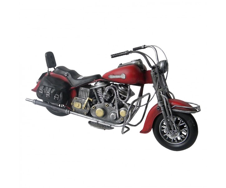 Retro motorka kovový model - 38*20*14 cm
