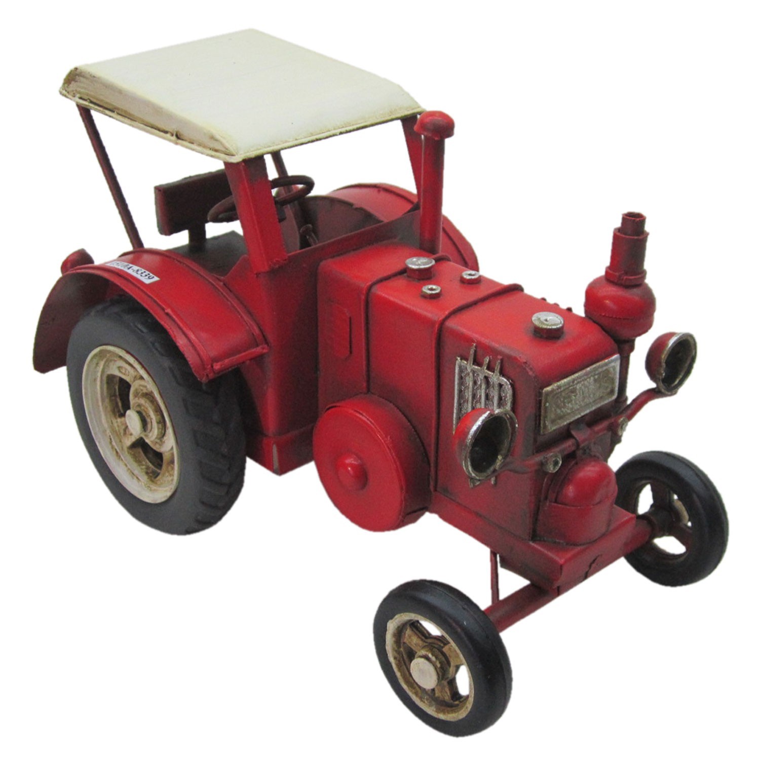 Kovový model retro traktoru - 17*9*10 cm JJTR0004