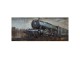 Kovový obraz na stěnu s vlakem - 180*56*5 cm