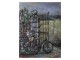 Umělecký kovový obraz Bike - 75*6*100 cm Clayre & Eef