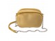 Žlutá sametová kabelka přes rameno - 20*7*15 cm
