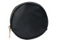 Bílo černá kabelka s imitací hadí kůže do pasu, černá kulatá kalebka přes rameno - 18*10*5 cm / 13 cm