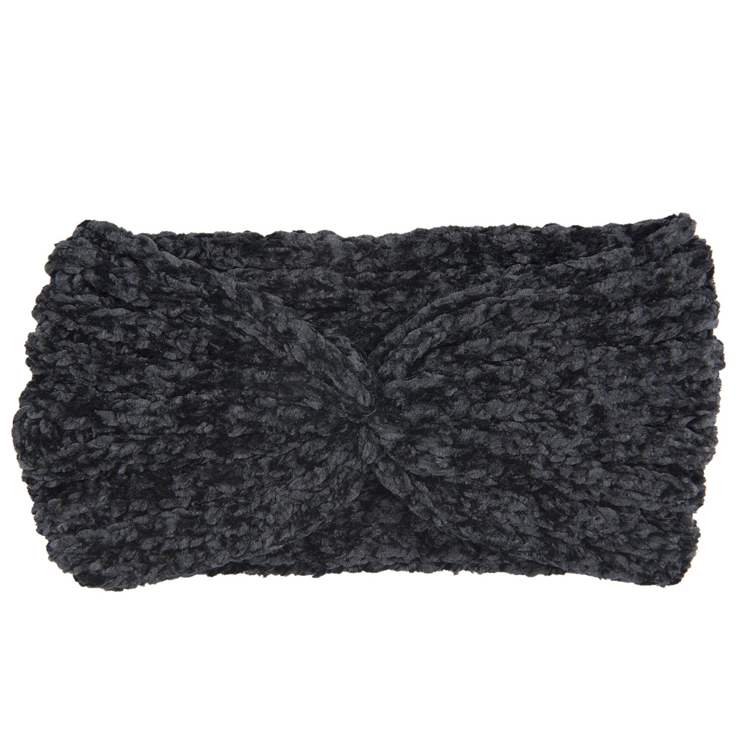 Černá dámská žinilková čelenka Peppe - 22*12 cm