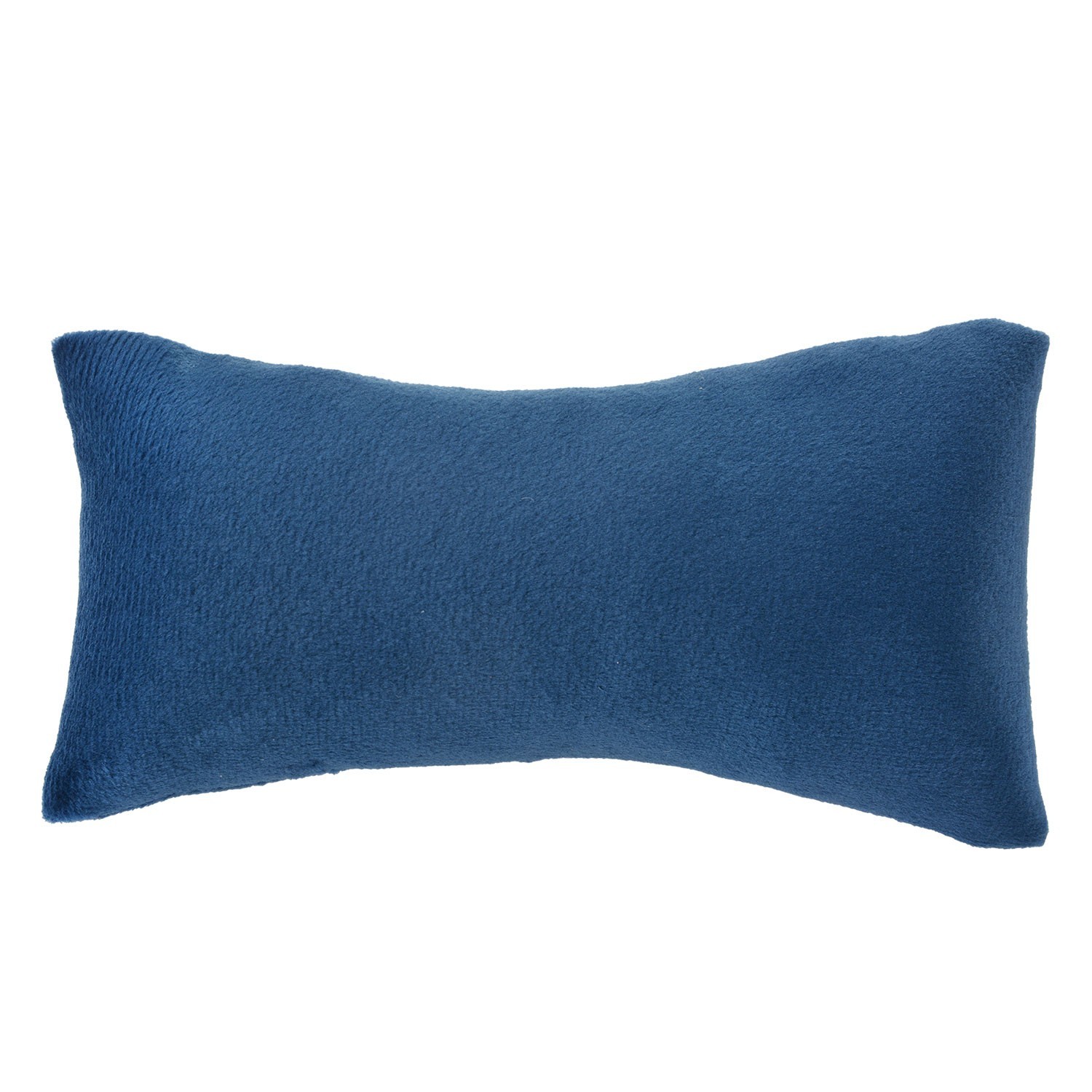 Modrý chlupatý polštář Velvet na náramky - 13*7 cm Clayre & Eef