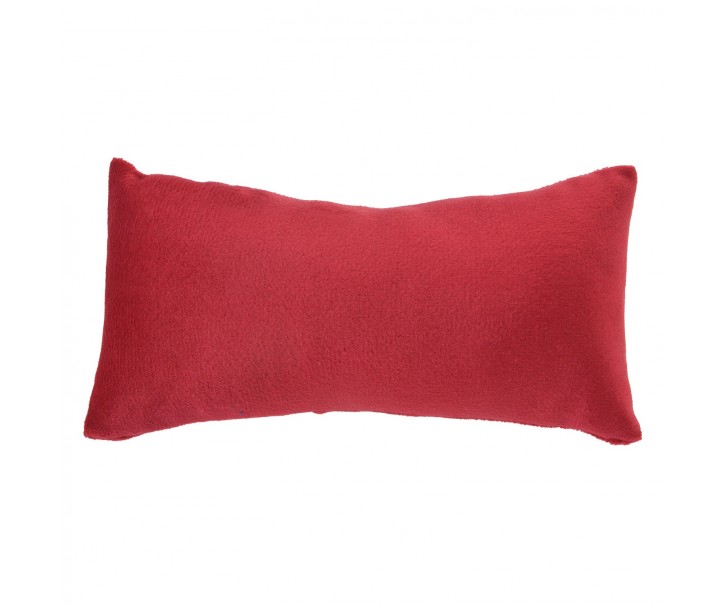 Červený chlupatý polštář Velvet na náramky - 13*7 cm