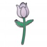 Brož fialový tulipán