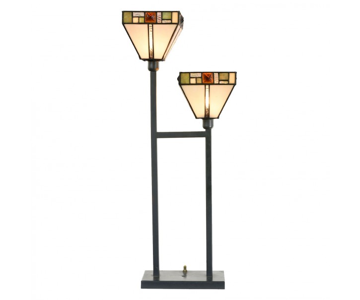Stolní lampa Tiffany Edlyn - 28*70 cm E14/2*40W