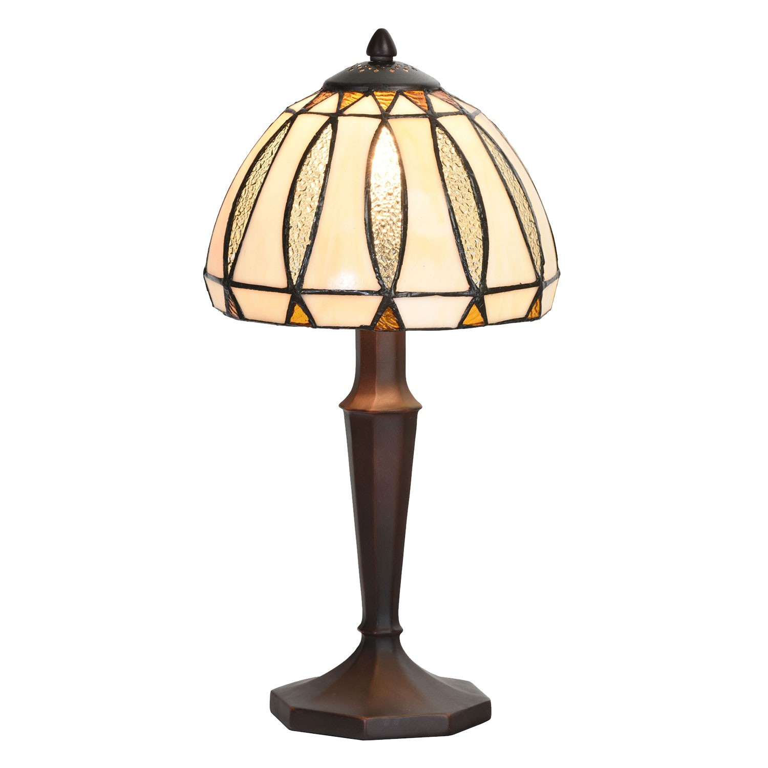 Stolní lampa Tiffany Oneida - Ø 19*40 cm E14/40W 5LL-5973