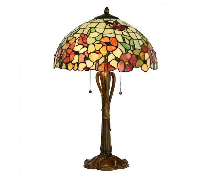 Stolní lampa Tiffany Esmée - Ø 40*63 cm E27/2*60W