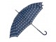 Modrý deštník s hvězdami - Ø 98*55 cm