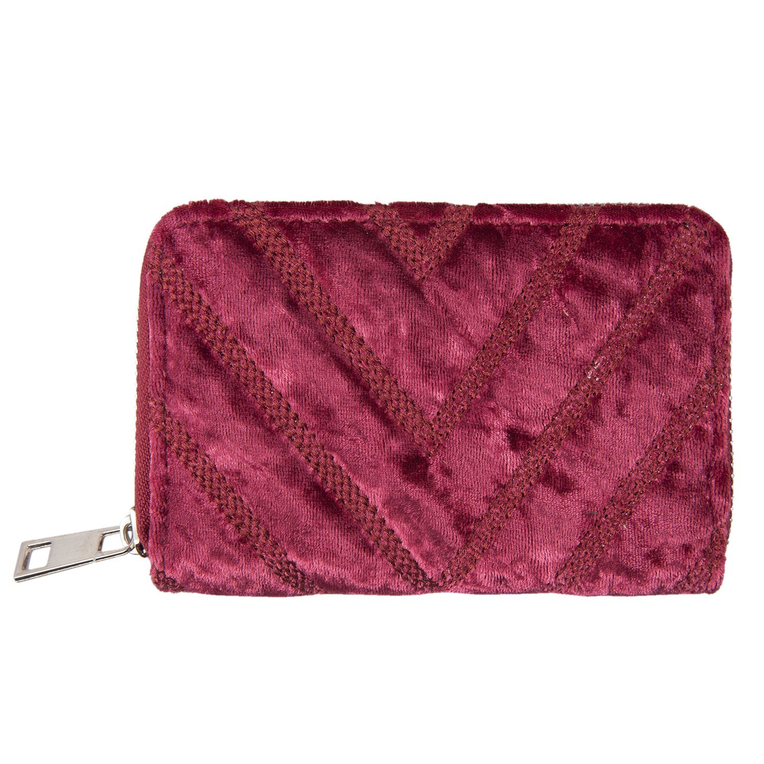 Červená peněženka Vanni - 8*13 cm Clayre & Eef