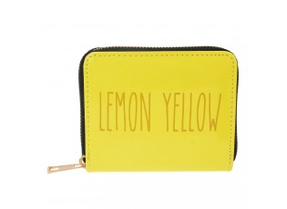 Žlutá peněženka Lemon Yellow - 12*10*2 cm
