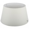 Krémové stínidlo Ambienta - Ø 15*Ø 20*11,5cm / E27 Barva: slonová kostMateriál: látka, kov, plast Pěkné krémové stínidlo na stolní lampu.