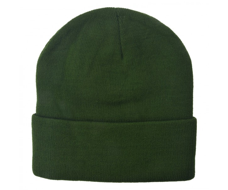 Zelená zimní čepice