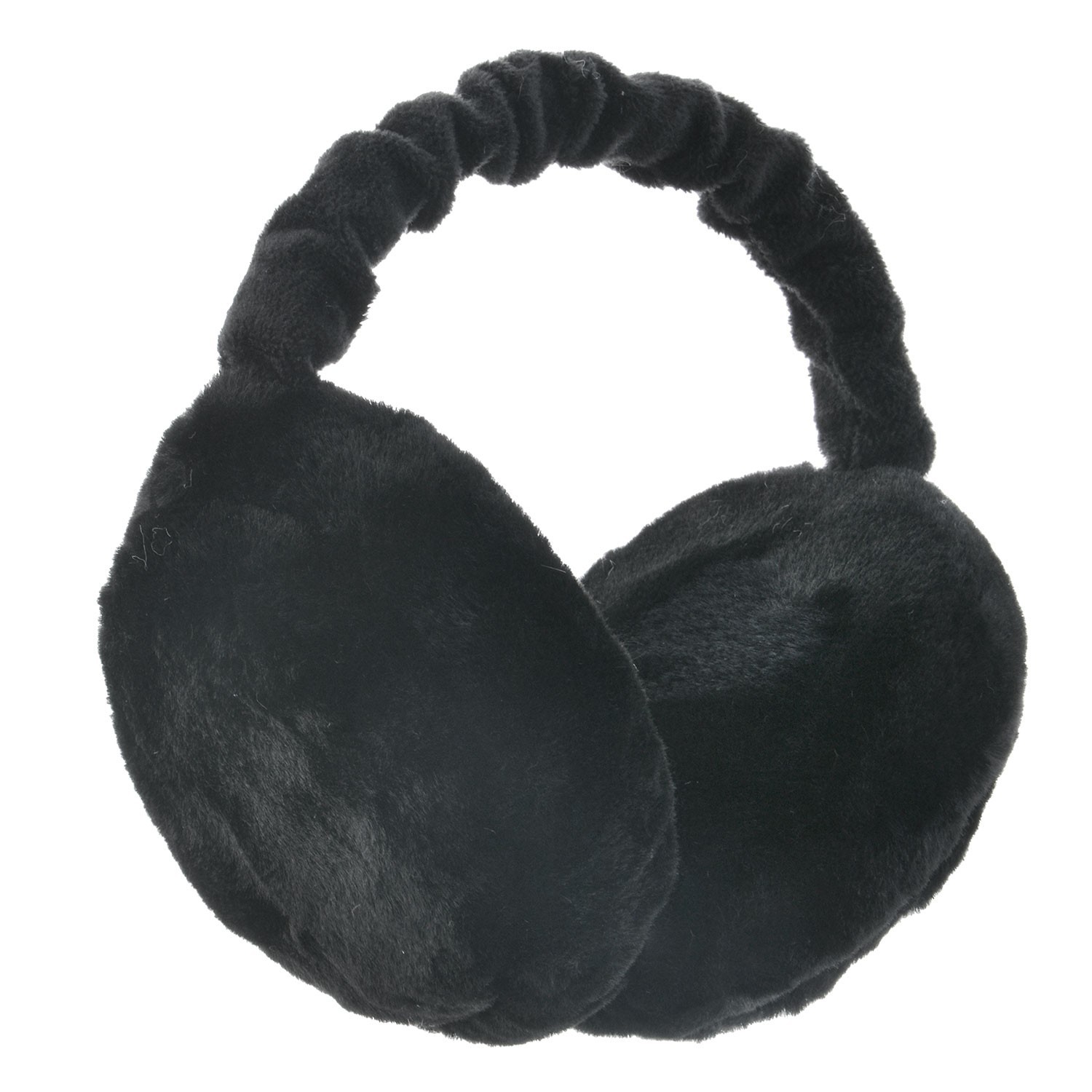 Černé klapky na uši - Ø 13 cm MLEW0014D