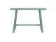 Modrý vintage odkládací stolek, stolička - 60*21*40 cm