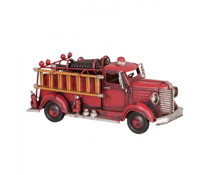 Kovový model retro hasičského vozu - 23*8*10 cm