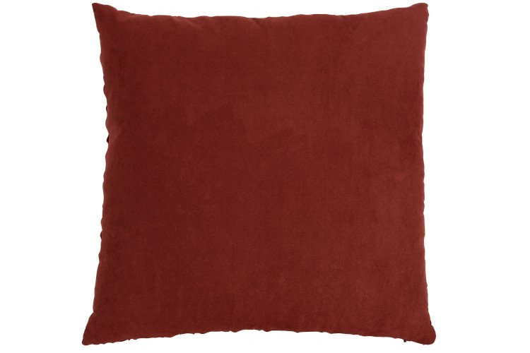 Vínový proplétaný polštář Rust - 43*43 cm