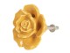 Nábytková úchytka Žlutá růže – Ø 4 cm