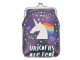 Malá fialová peněženka Unicorn - 9*14 cm