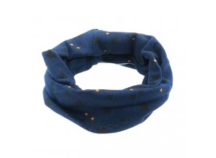 Dětský modrý šátek na krk - 38*25 cm
