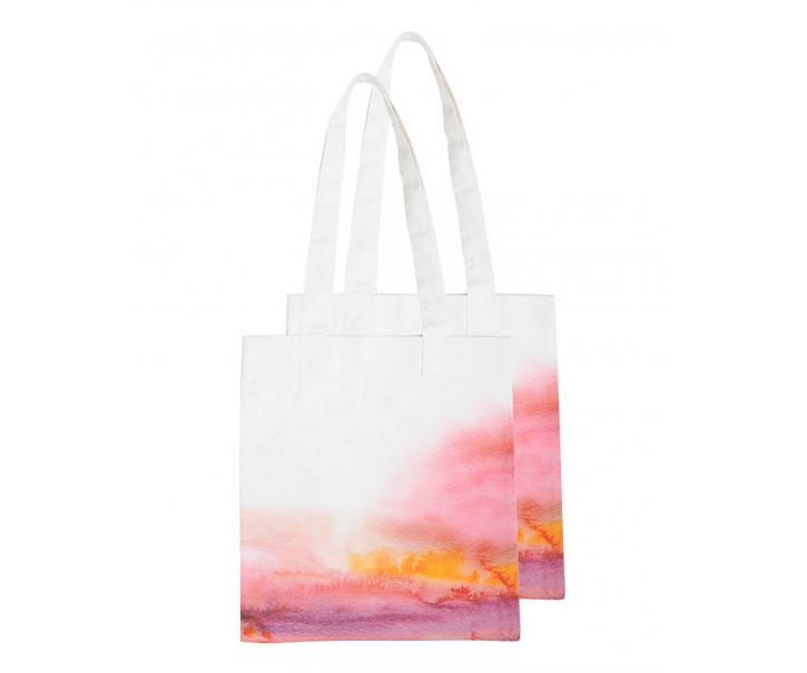 Látková taška s motivem západu slunce - 30*40 cm