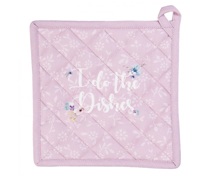 Chňapka - podložka You do Dishes pink - 20*20 cm