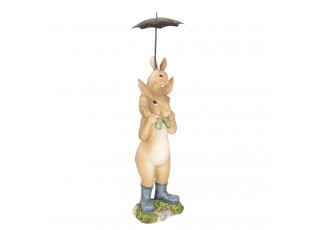 Dekorace králíci pod deštníkem - 8*7*25 cm