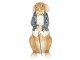Dekorace králík s vycházkovou holí - 16*13*32 cm