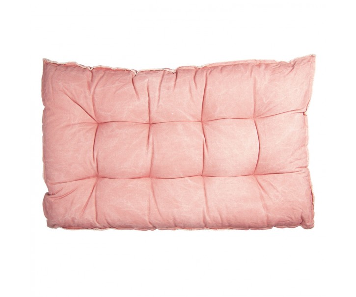 Paletový sedák s výplní v růžové barvě - 80*120*12 cm Clayre & Eef