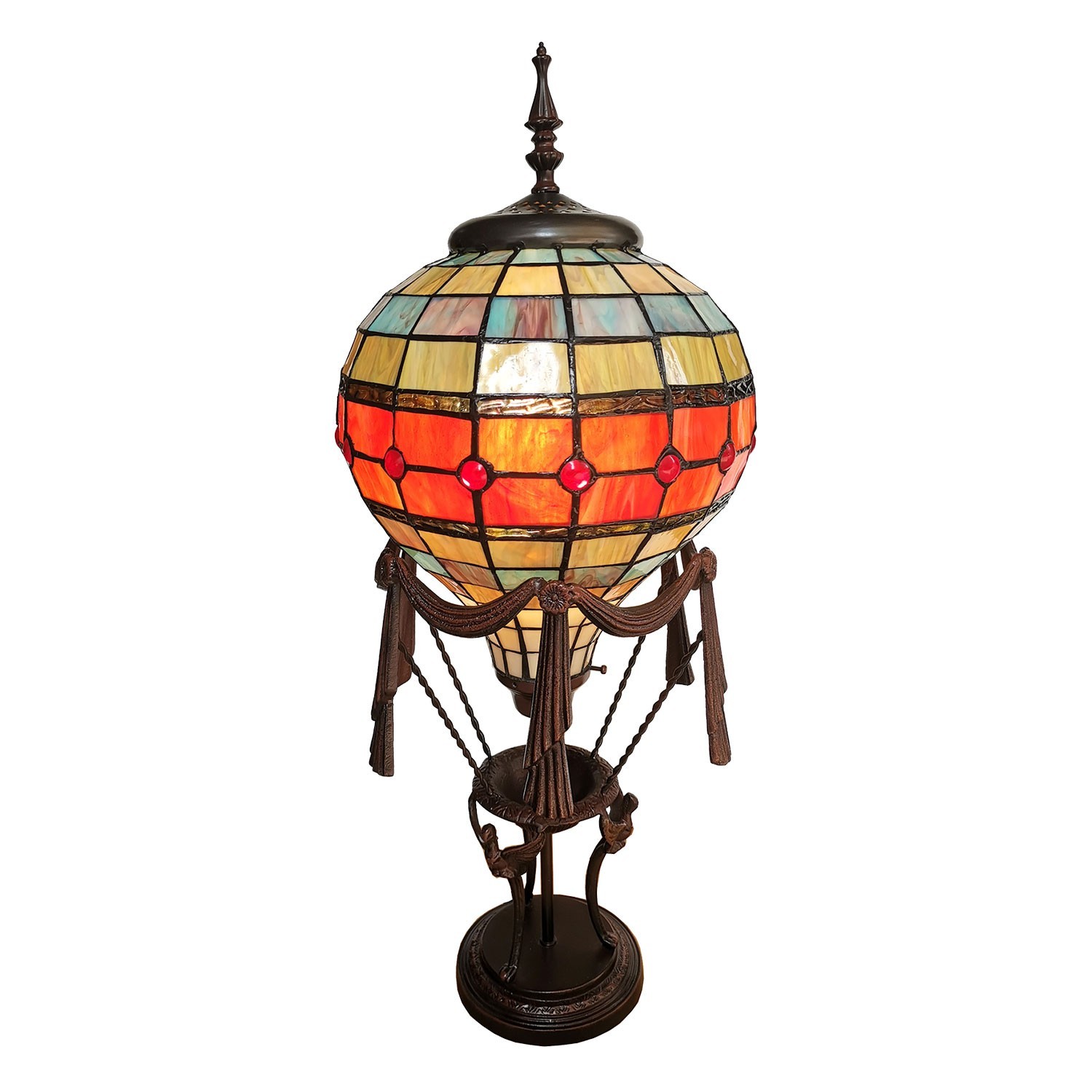 Levně Stolní lampa Tiffany Baloon - 31*31*71 cm 5LL-6016