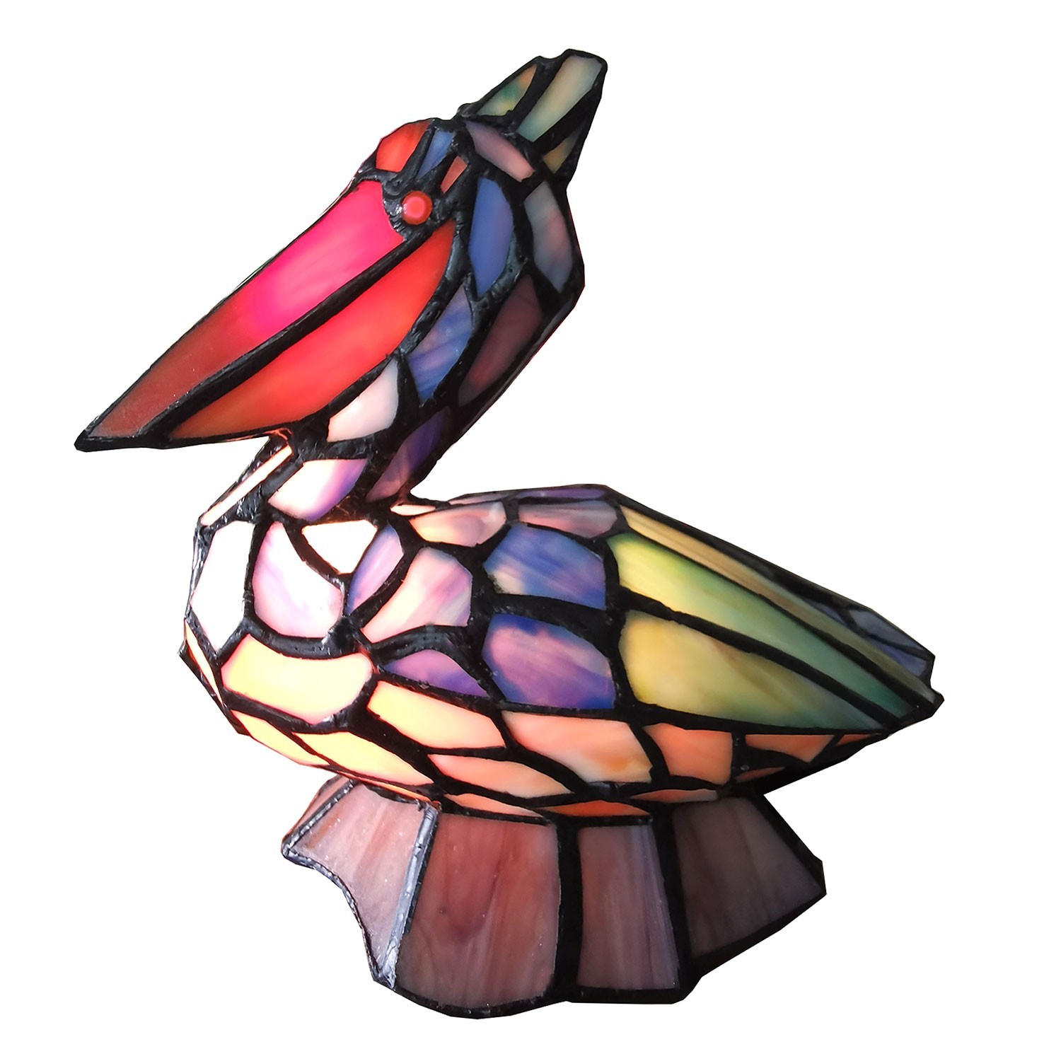 Stolní lampa Tiffany Bird - 24*19*31 cm 5LL-6003
