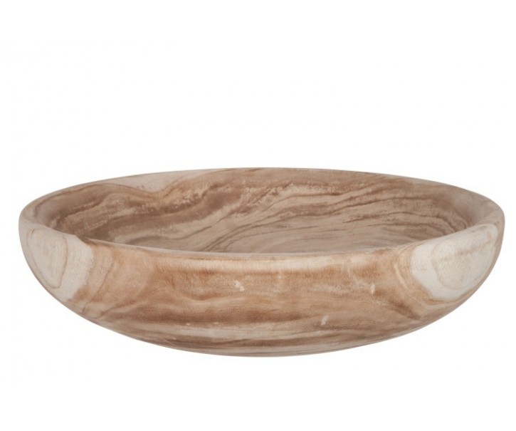 Dřevěná mísa Paulownia L - 48*48*12 cm J-Line by Jolipa