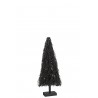 Černý vánoční stromek z proutí S - 40*12*90 cm