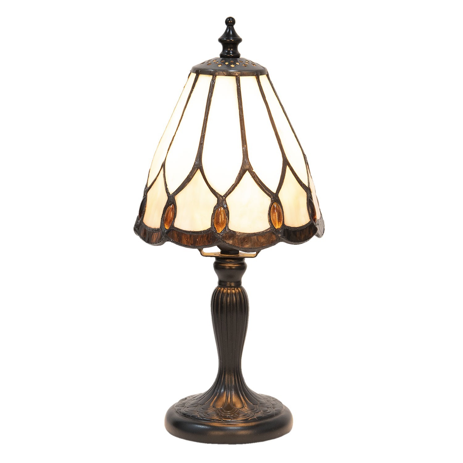 Stolní lampa Tiffany Odila - Ø 14*31 cm Clayre & Eef
