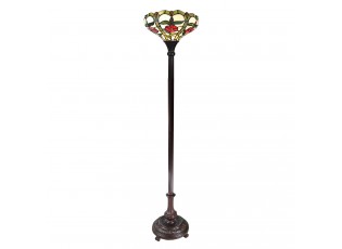 Stojací lampa Tiffany Rouge - Ø 31*186 cm