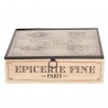 Dřevěný čajový box (9 přihrádek) - 24*24*7 cm Barva: hnědáMateriál: dřevo-MDF/ kov
Hmotnost: 0,725 kg
Dřevěný box na čajové sáčky se skleněným víkem osazeným do kovového rámu.